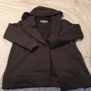 Ann Taylor Loft Hooded Cardigan